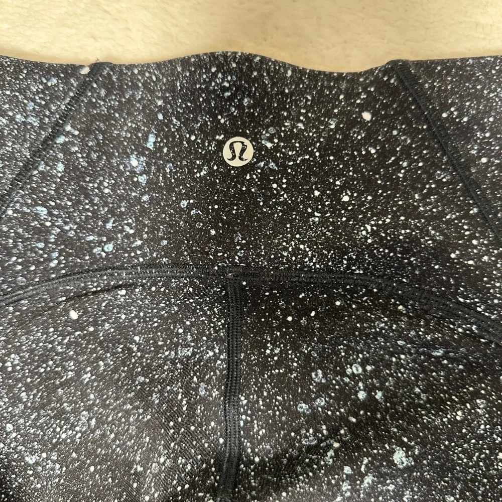 Lululemon Wunder Under Hi-Rise Tight Mineralize Multi Black Splatter Size 4